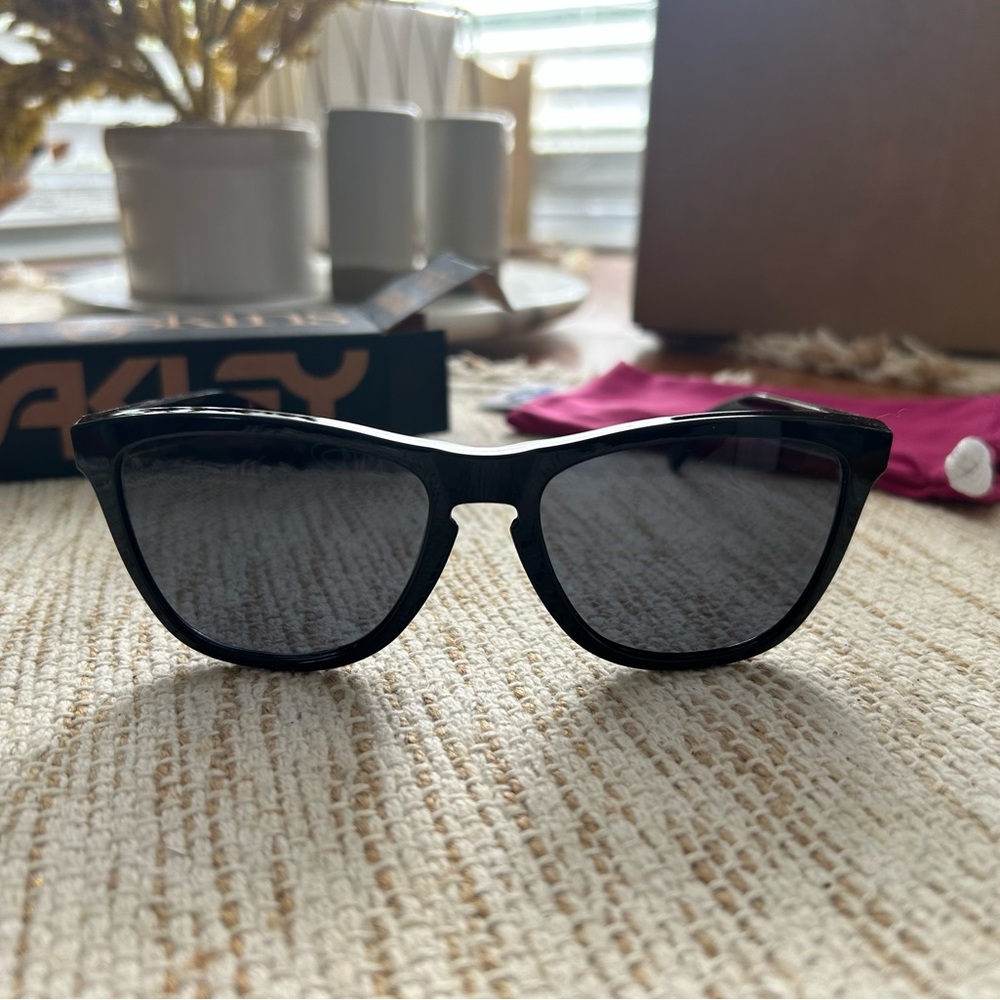 Oakley Frogskins Black Sunglasses